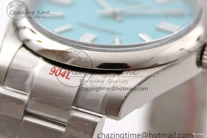 MiroTime 1219 Sleek Oyster Perpetual 41mm 124300 EWF 1:1 Best Edition 904L Steel Tiffany Blue Dial on SS Bracelet A 2191